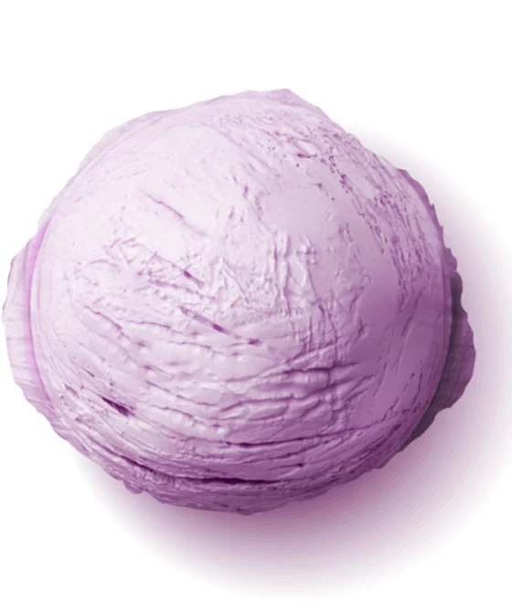 A scoop of Purple Cow